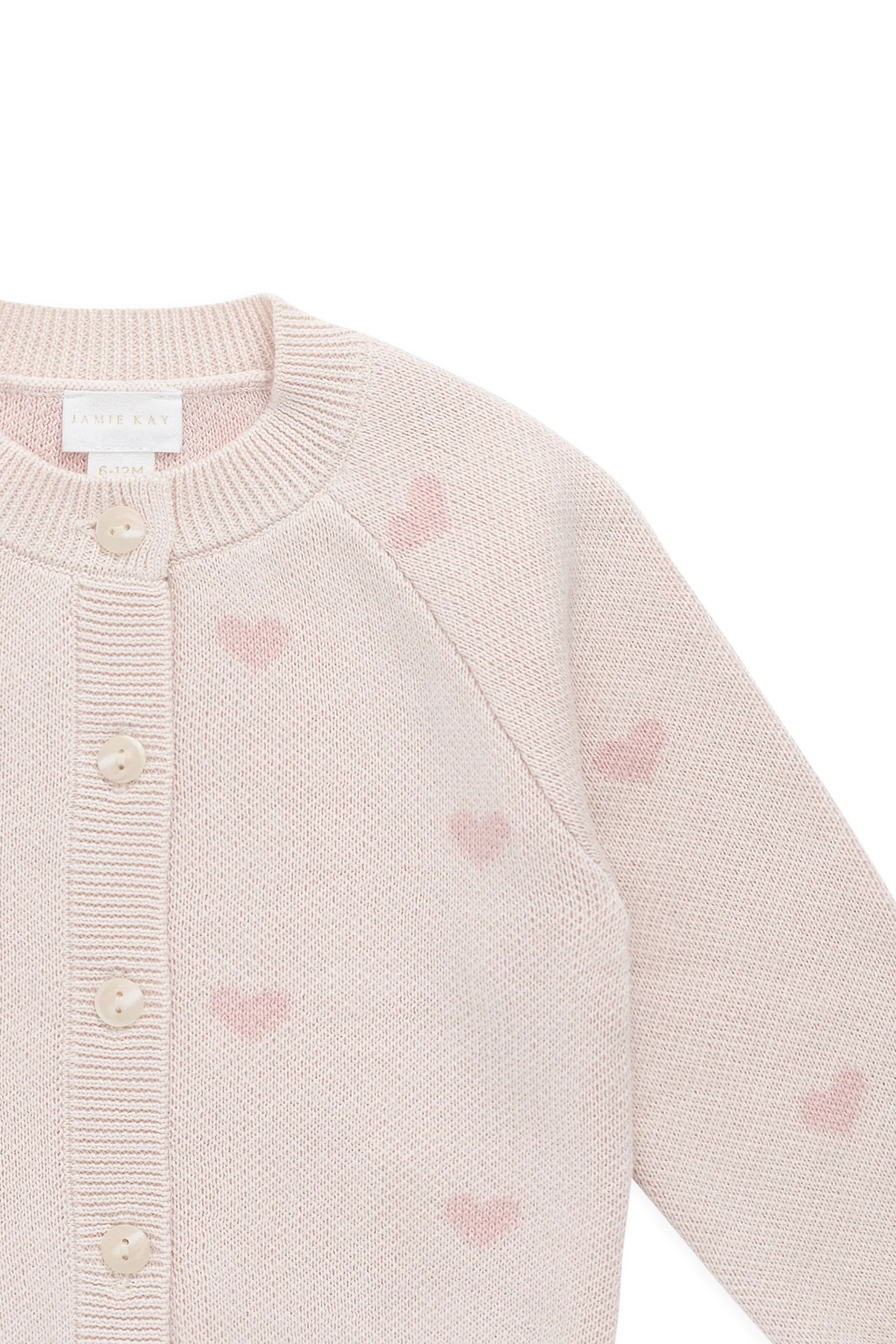 JAMIE KAY COTTON CANDY  KNIT CARDIGAN | KATE HEART - Angus & Dudley Collections