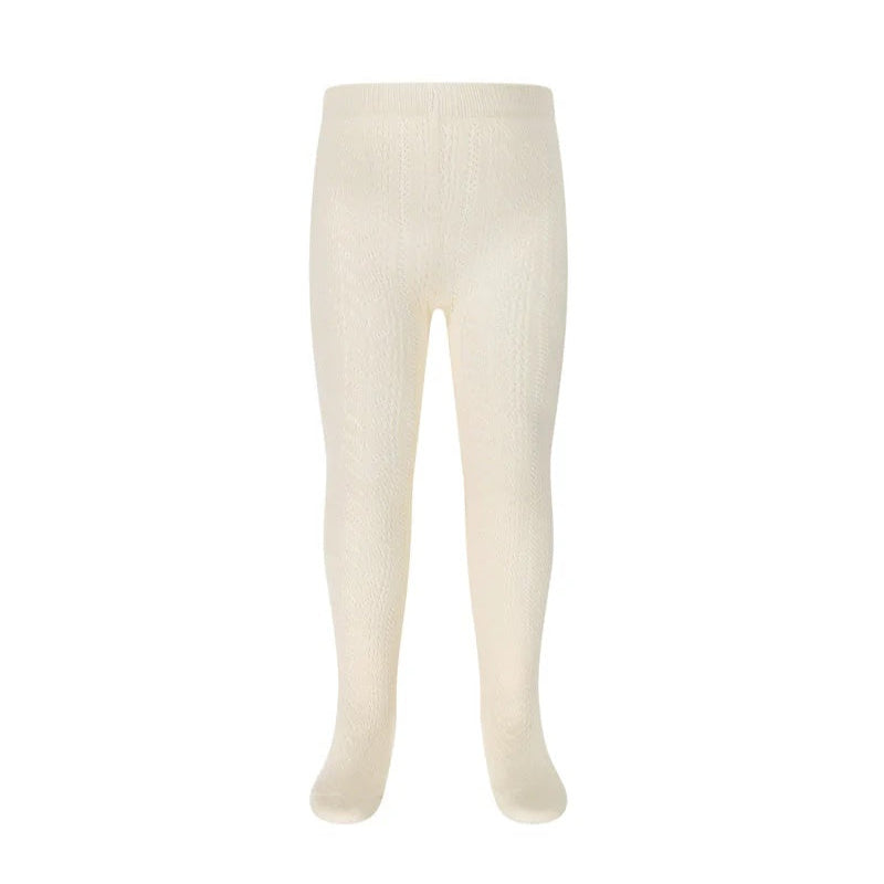 Jamie Kay Cable Weave Tights - Milk