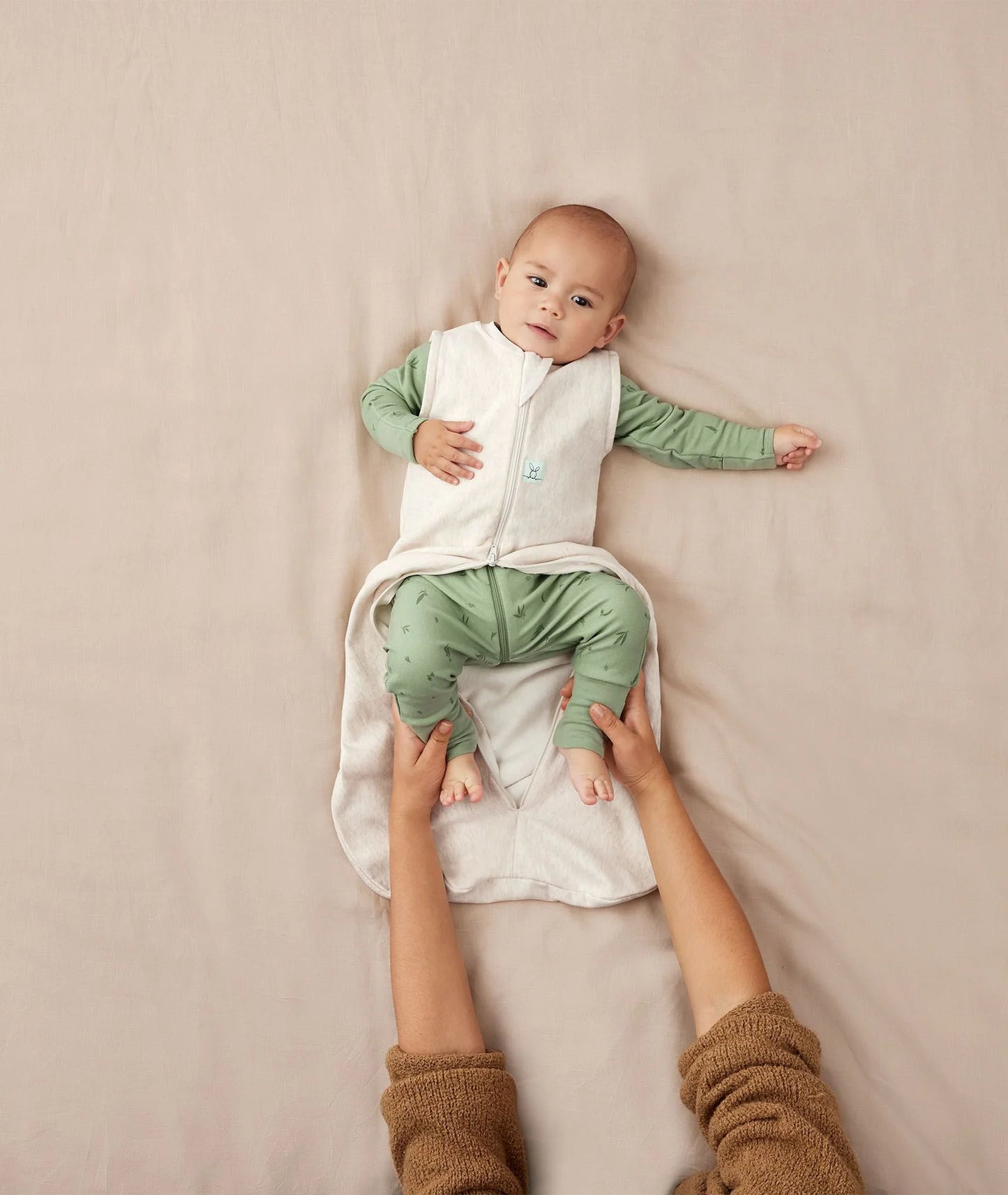 ERGO POUCH SLEEPING BAG 0.2 TOG | OATMEAL MARLE