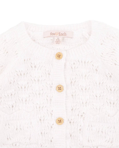 FOX AND FINCH | KNITTED CARDIGAN| PICCOLINA POINTELLE