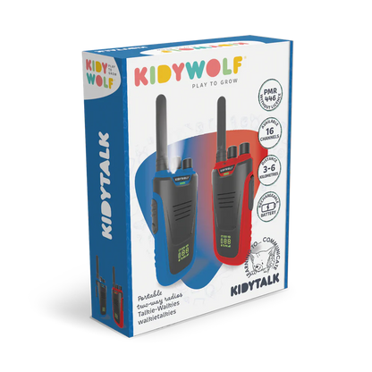 KIDYWOLF KIDYTALK | LONG RANGE WALKIE TALKIE