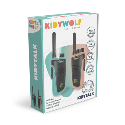 KIDYWOLF KIDYTALK | LONG RANGE WALKIE TALKIE