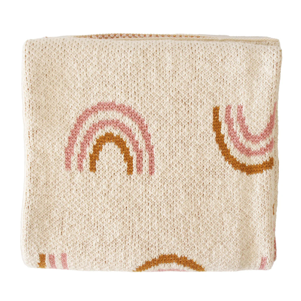 ALIMROSE RAINBOW BABY BLANKET | PINK