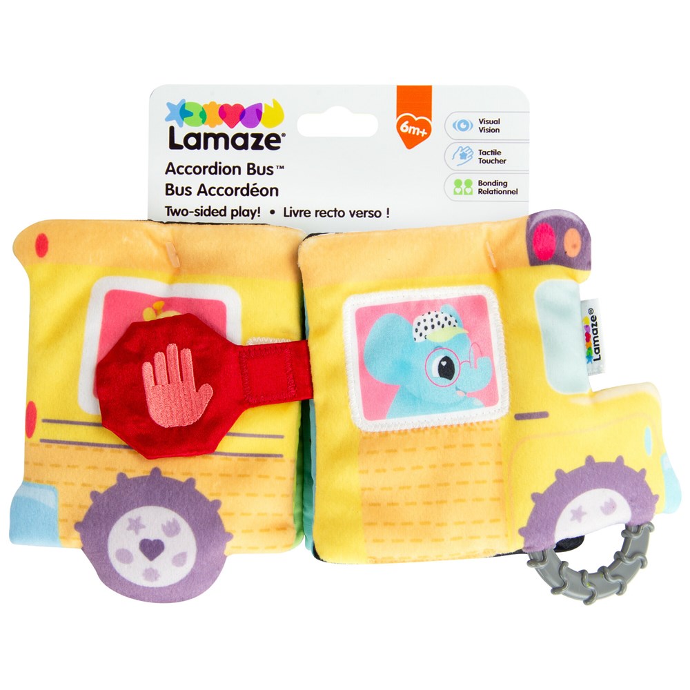 Lamaze Accordion Bus Crinkle Book