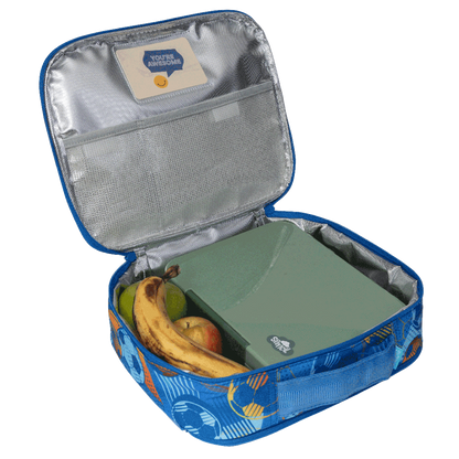 Spencil Big Cooler Insulated Lunch Bag and Chill Pack - Game On