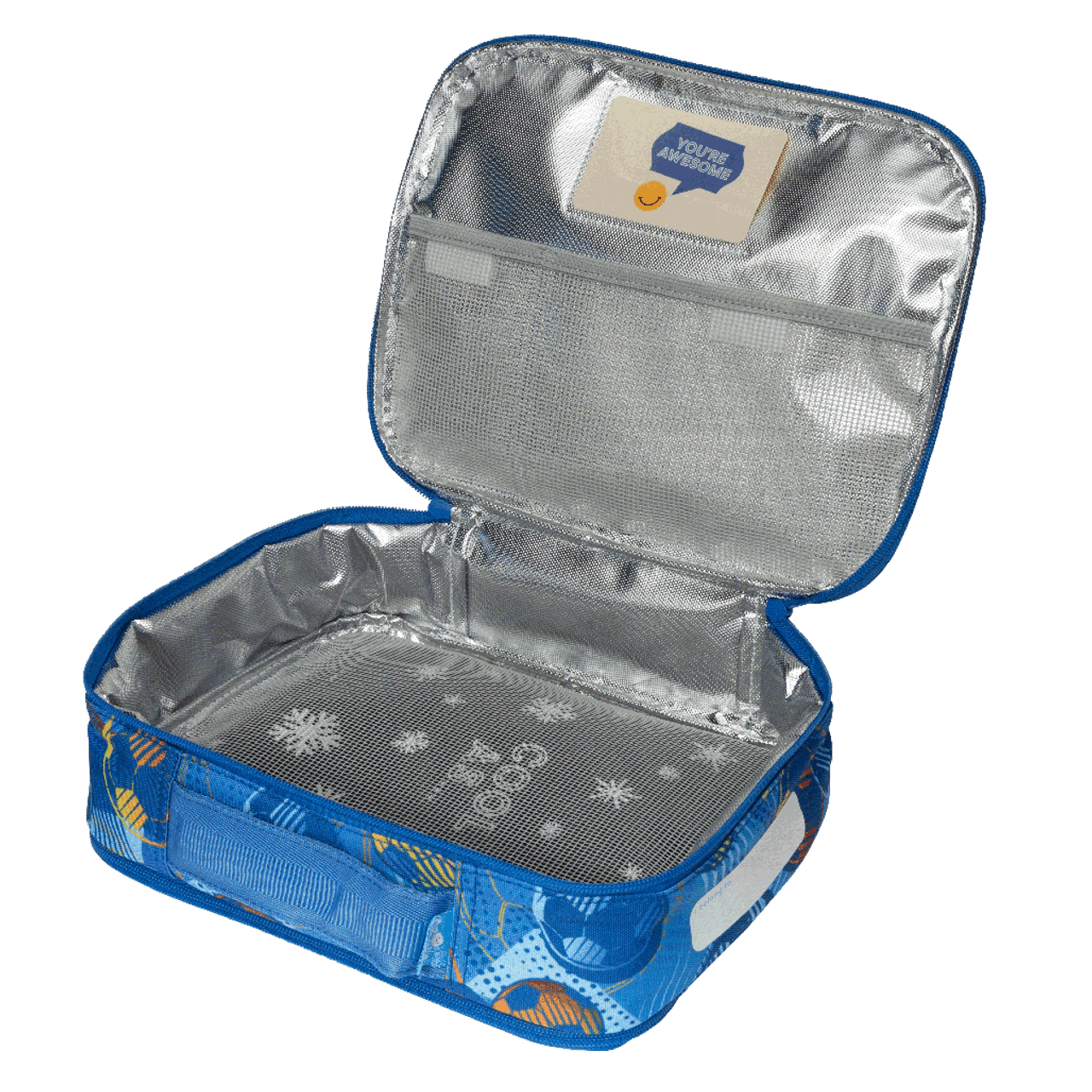 Spencil Big Cooler Insulated Lunch Bag and Chill Pack - Game On