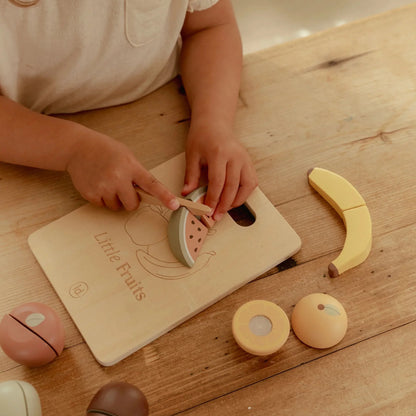 LITTLE DUTCH | WOODEN SLICING FRUIT