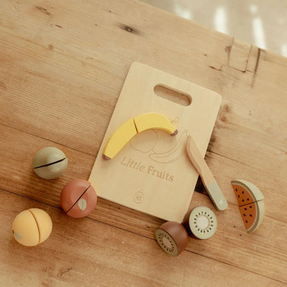 LITTLE DUTCH | WOODEN SLICING FRUIT