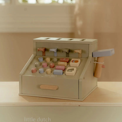 LITTLE DUTCH WOODEN CASH REGISTER