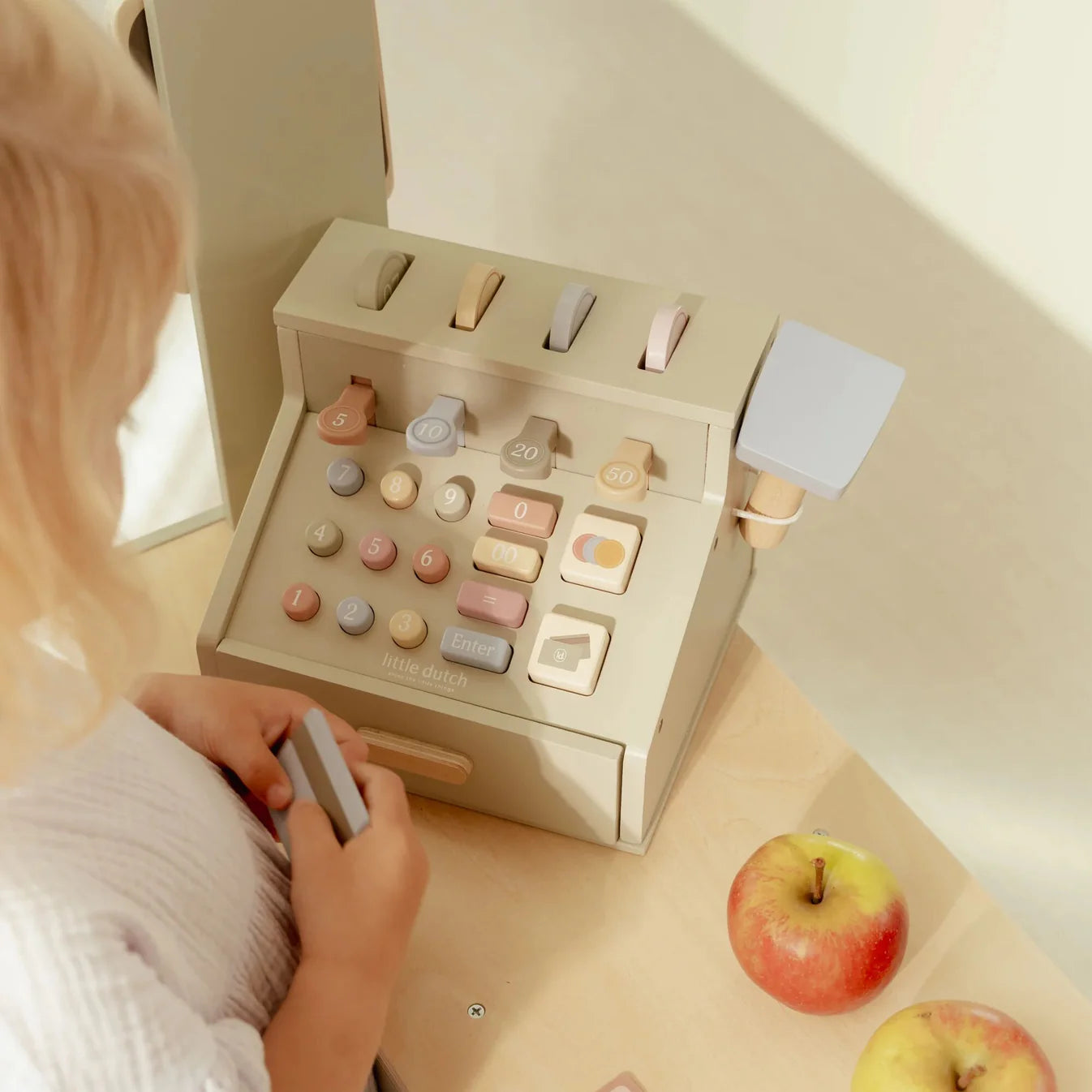 LITTLE DUTCH WOODEN CASH REGISTER