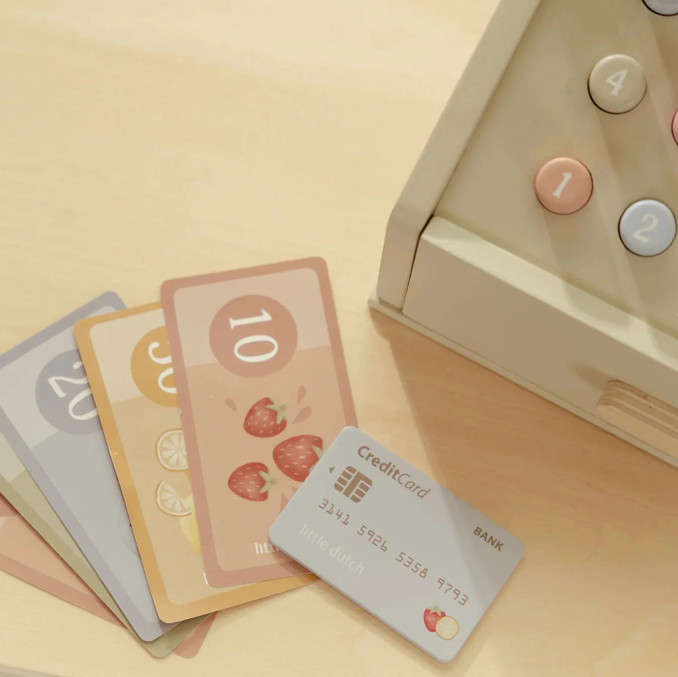 LITTLE DUTCH WOODEN CASH REGISTER