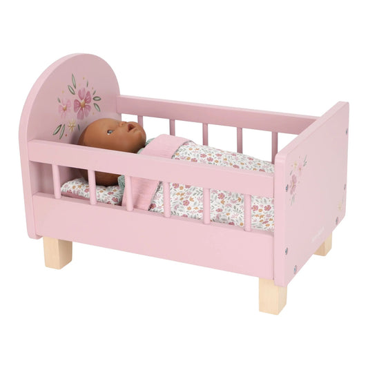 LITTLE DUTCH DOLL BED WITH BEDDING