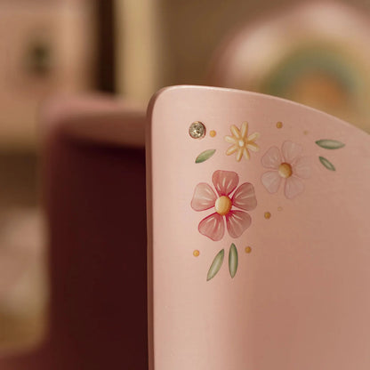 LITTLE DUTCH WOODEN DOLLS PRAM WITH BEDDING