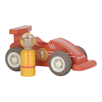 LITTLE DUTCH | WOODEN PULLBACK RACECARS