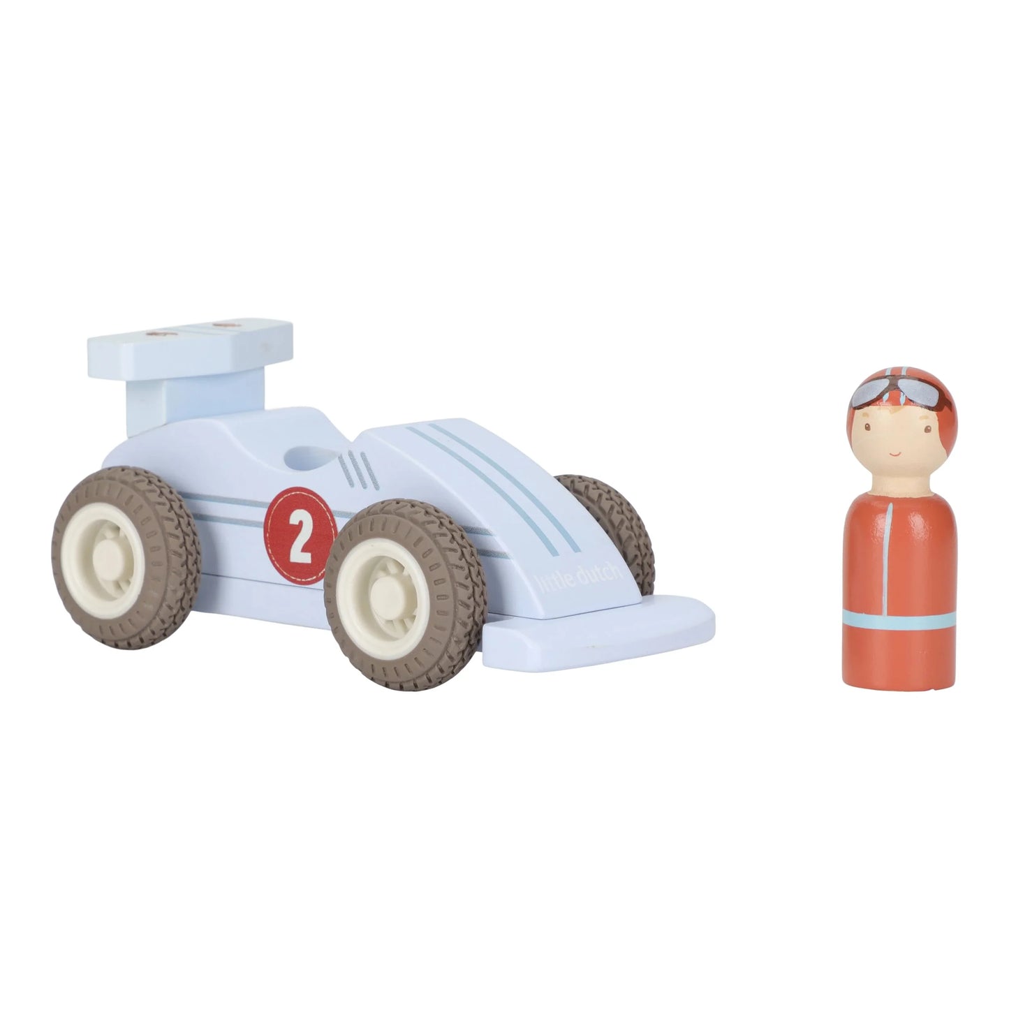 LITTLE DUTCH | WOODEN PULLBACK RACECARS