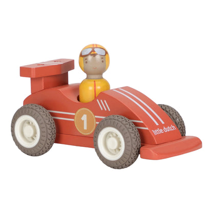 LITTLE DUTCH | WOODEN PULLBACK RACECARS