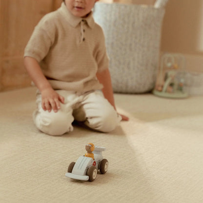 LITTLE DUTCH | WOODEN PULLBACK RACECARS