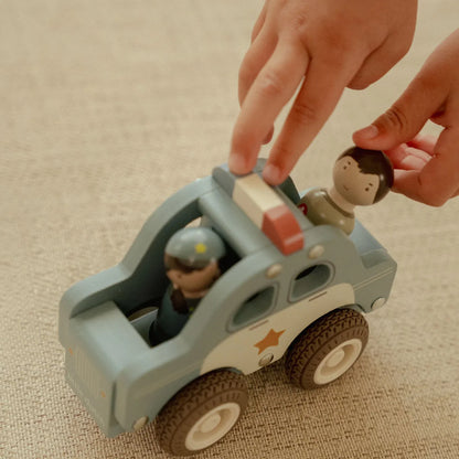 LITTLE DUTCH WOODEN POLICE CAR