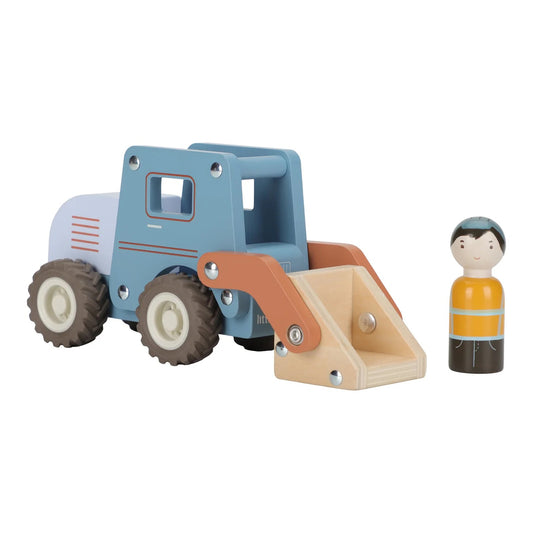LITTLE DUTCH WOODEN EXCAVATOR