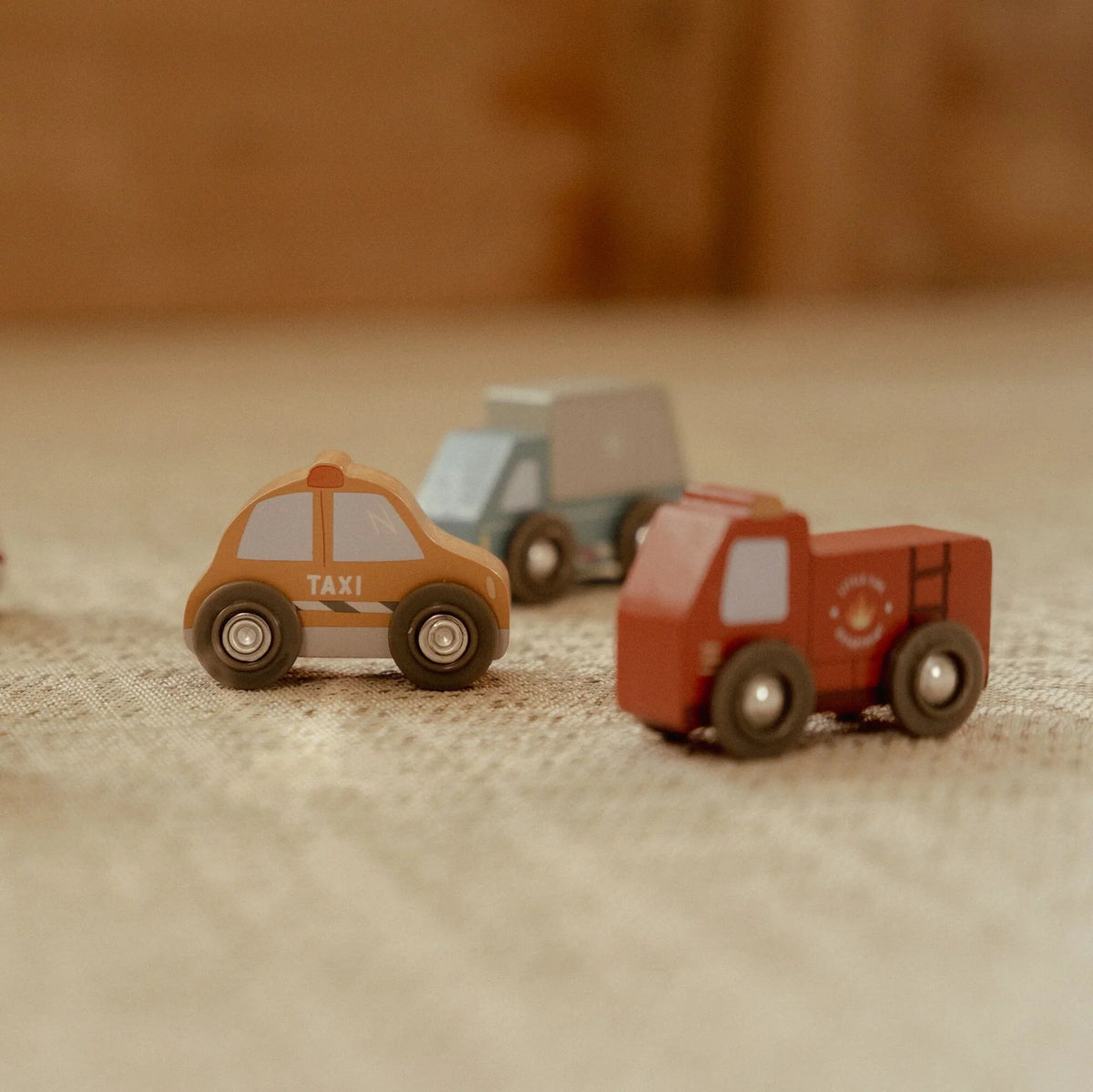 LITTLE DUTCH | WOODEN VEHICLE SET