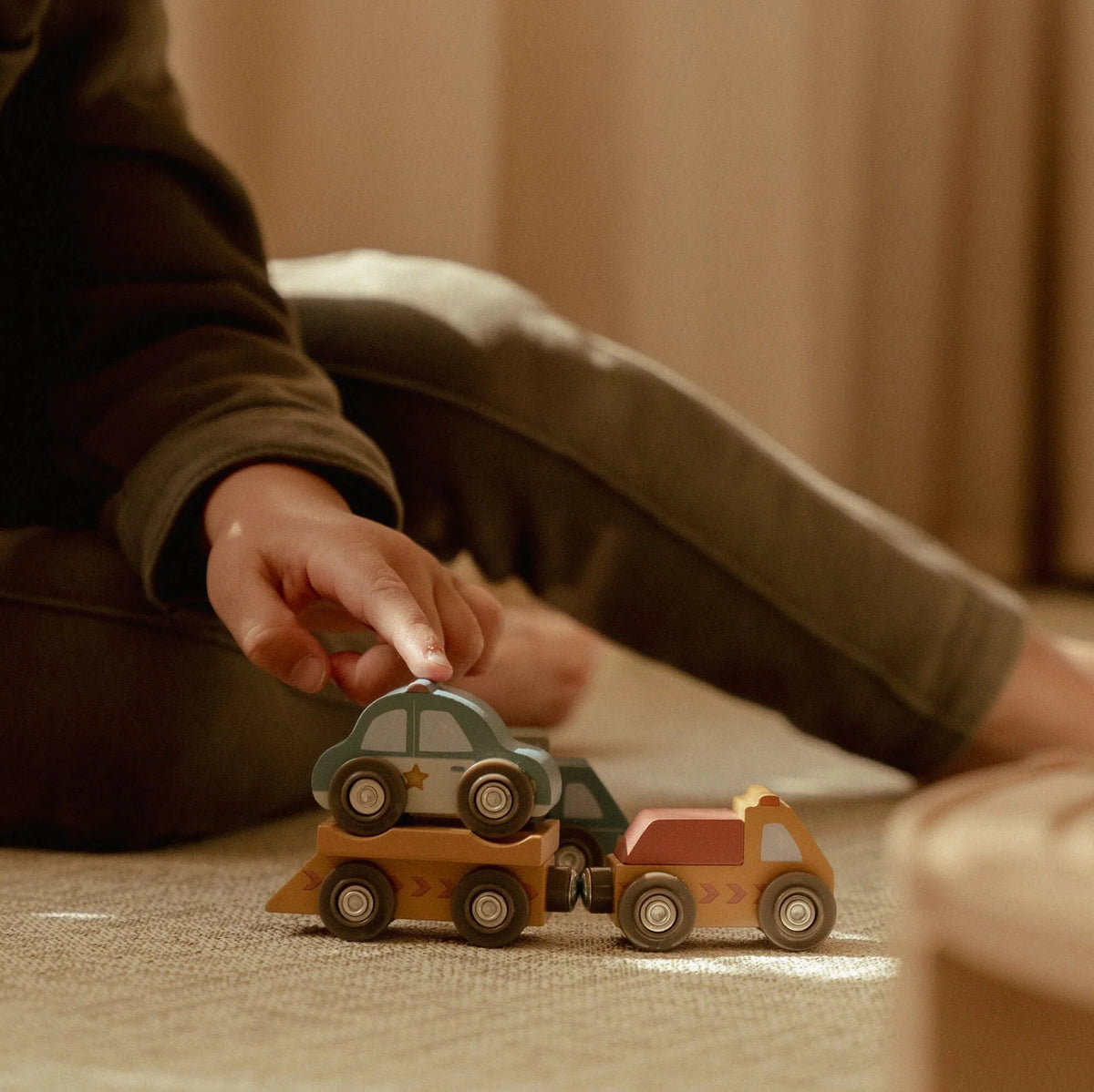 LITTLE DUTCH | WOODEN VEHICLE SET
