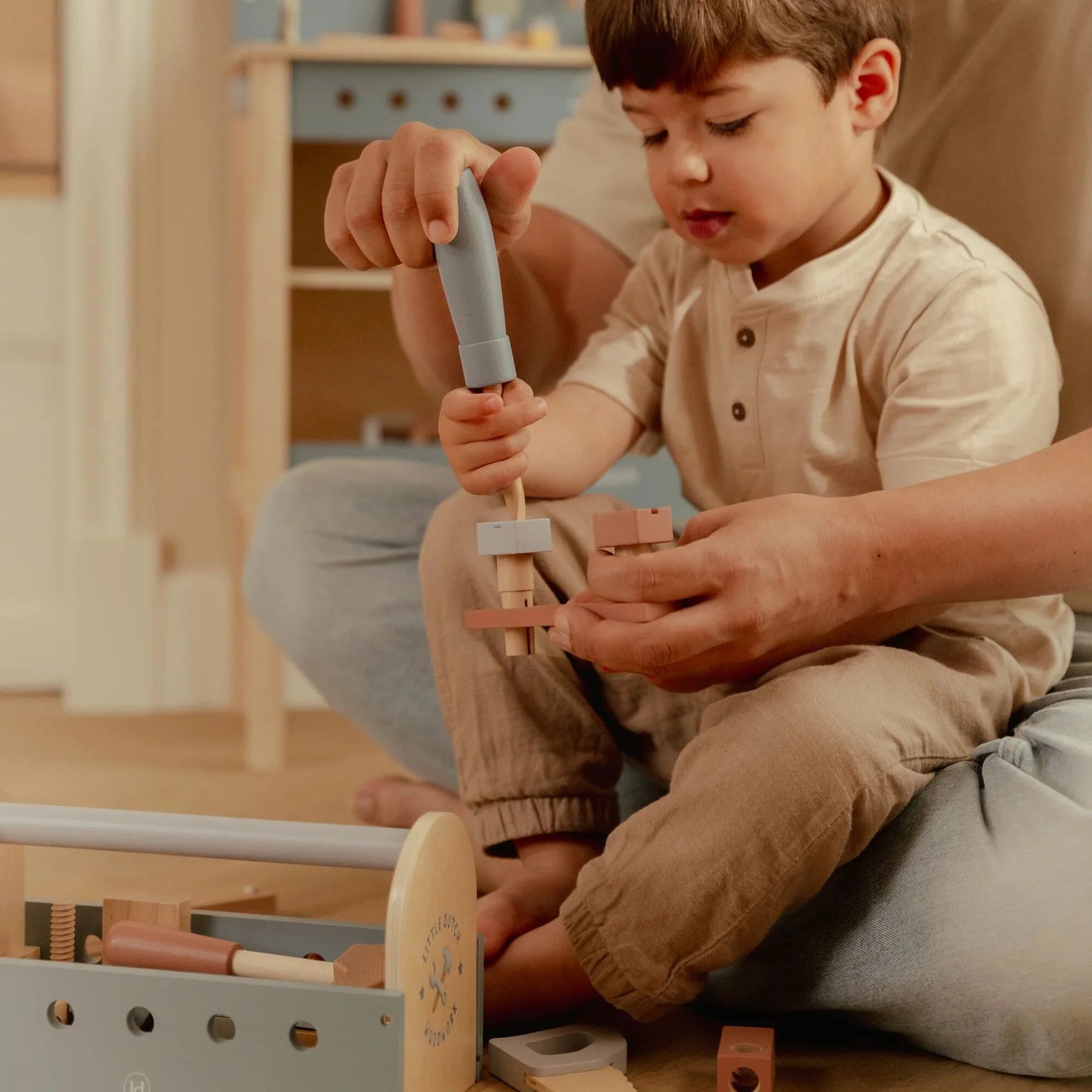 LITTLE DUTCH | WOODEN TOOLBOX