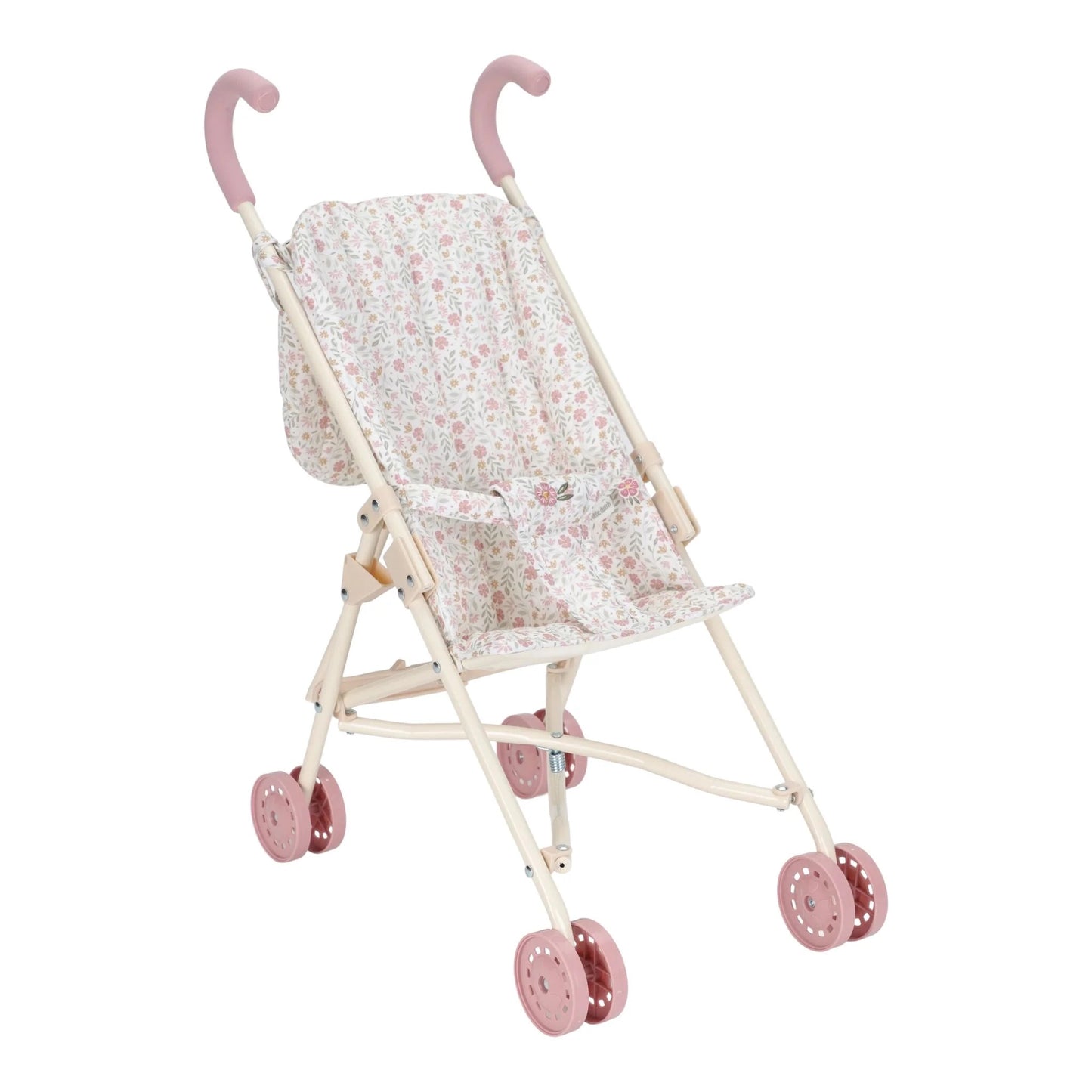LITTLE DUTCH METAL DOLL STROLLER | FLORAL - Angus & Dudley Collections
