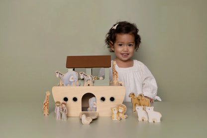 Little Dutch Wooden Noah's Ark Playset