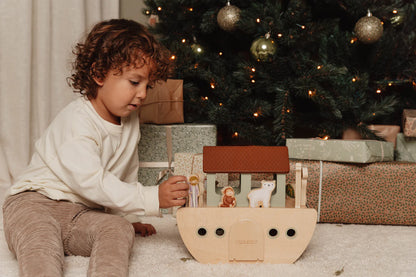 Little Dutch Wooden Noah's Ark Playset