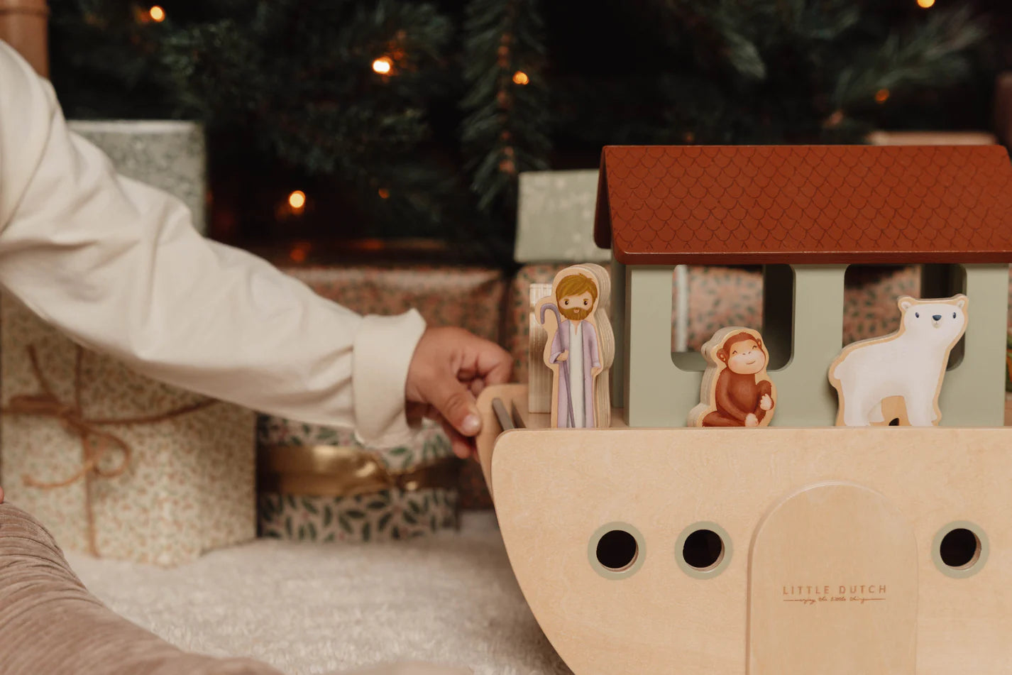 Little Dutch Wooden Noah's Ark Playset