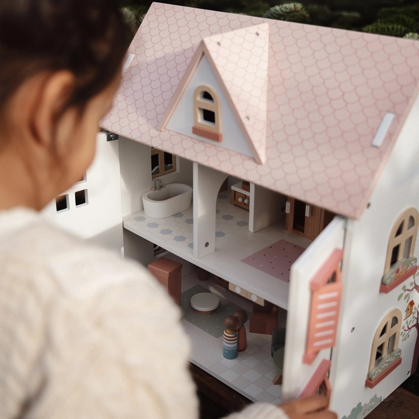 LITTLE DUTCH | WOODEN DOLL HOUSE MEDIUM