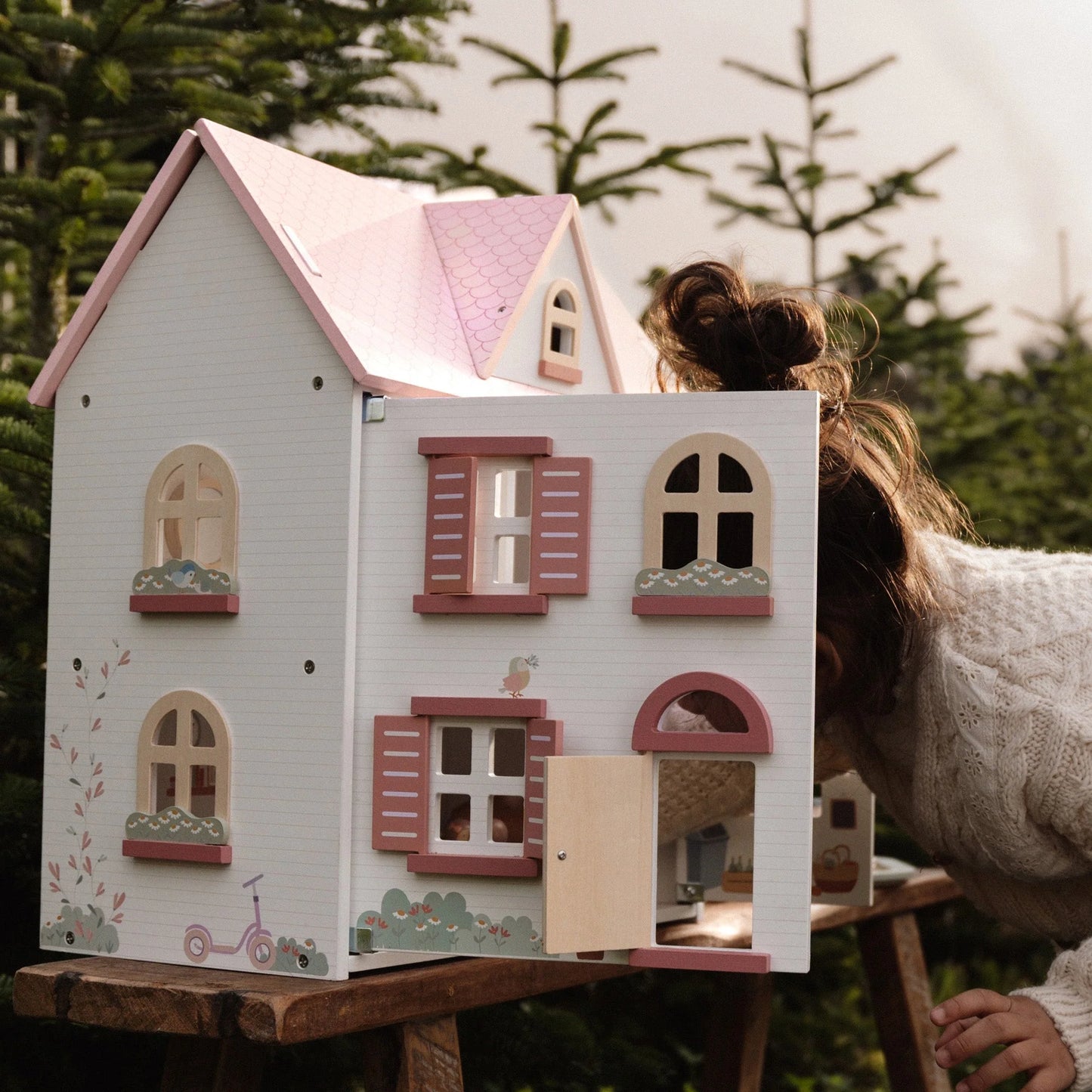 LITTLE DUTCH | WOODEN DOLL HOUSE MEDIUM