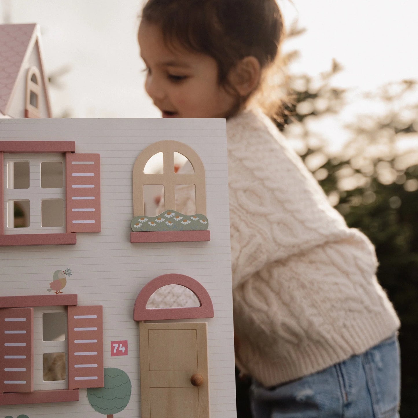 LITTLE DUTCH | WOODEN DOLL HOUSE MEDIUM