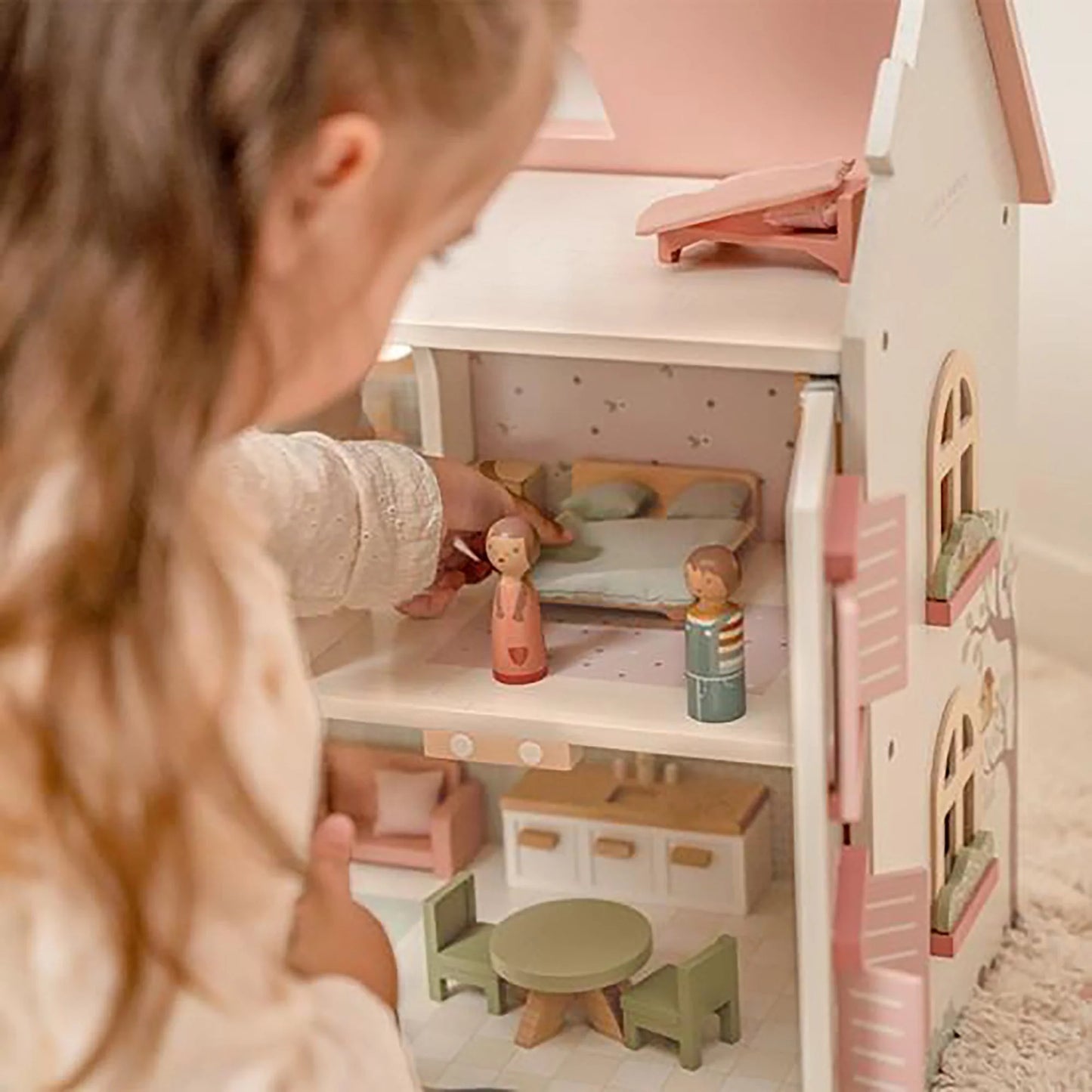 LITTLE DUTCH | WOODEN DOLL HOUSE MEDIUM