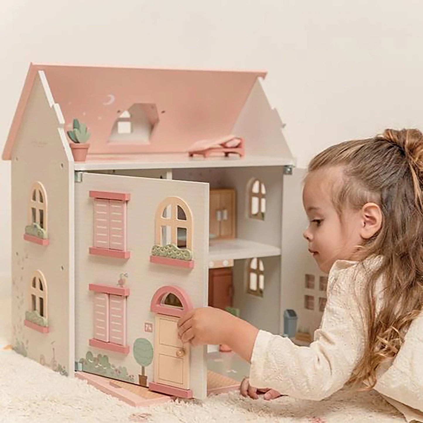 LITTLE DUTCH | WOODEN DOLL HOUSE MEDIUM