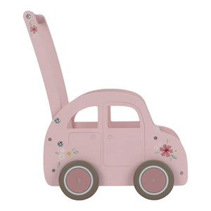 Little Dutch Wooden Baby Walker - Pink