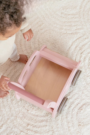 Little Dutch Wooden Baby Walker - Pink