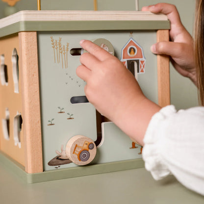 Little Dutch Wooden Little Farm Activity Cube