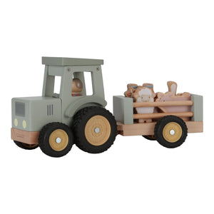 Little Dutch Wooden Farm Tractor and Trailer