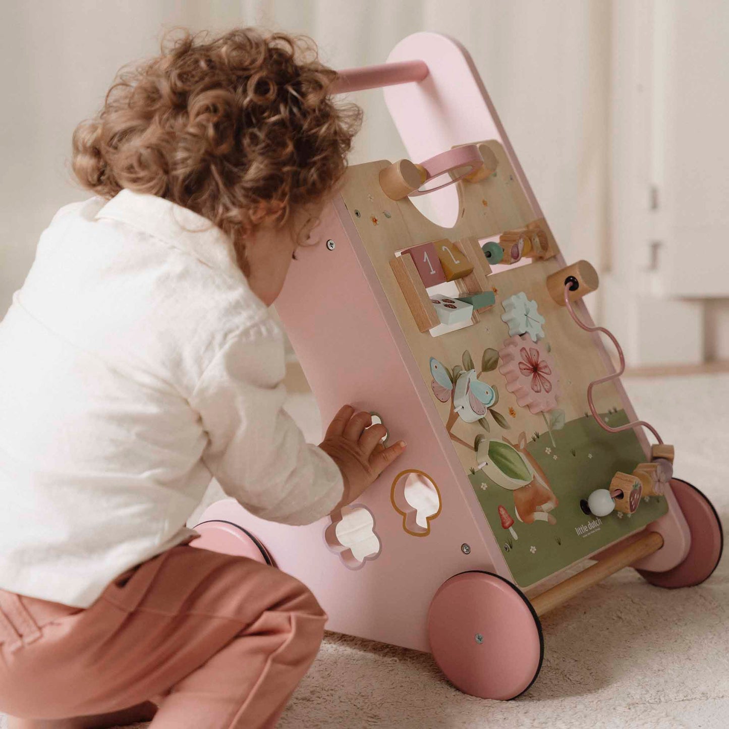LITTLE DUTCH | WOODEN ACTIVITY WALKER | FAIRY GARDEN