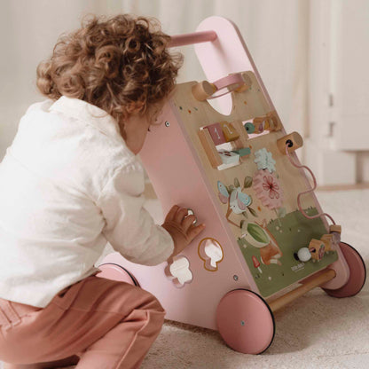 LITTLE DUTCH | WOODEN ACTIVITY WALKER | FAIRY GARDEN