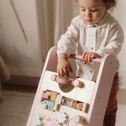 LITTLE DUTCH | WOODEN ACTIVITY WALKER | FAIRY GARDEN