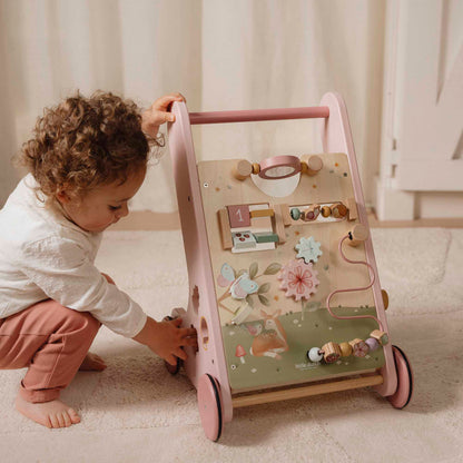 LITTLE DUTCH | WOODEN ACTIVITY WALKER | FAIRY GARDEN