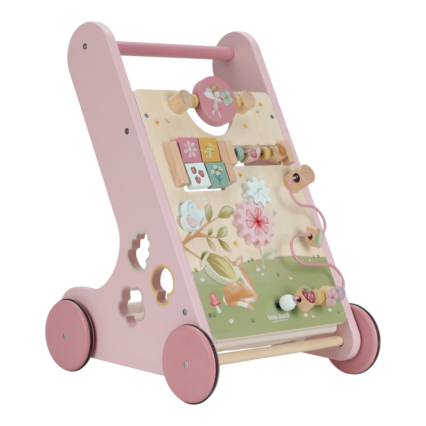 LITTLE DUTCH | WOODEN ACTIVITY WALKER | FAIRY GARDEN