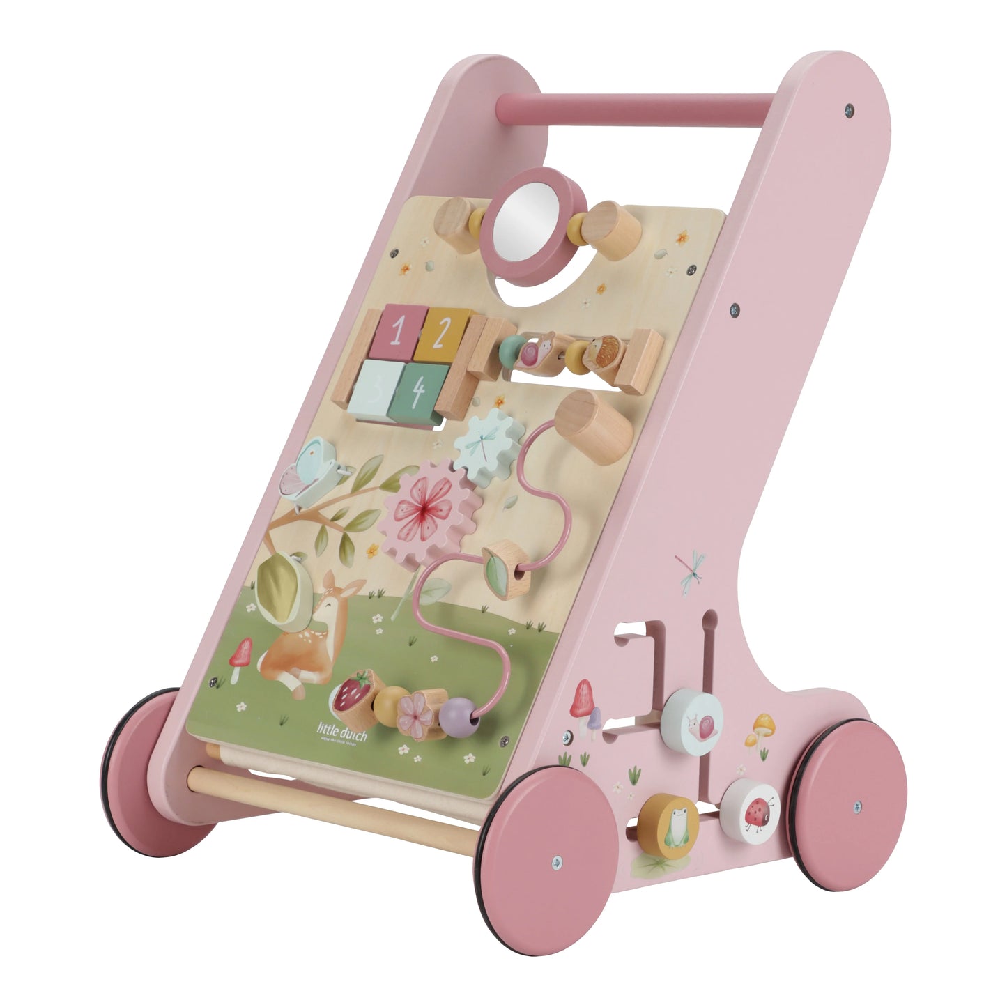 LITTLE DUTCH | WOODEN ACTIVITY WALKER | FAIRY GARDEN