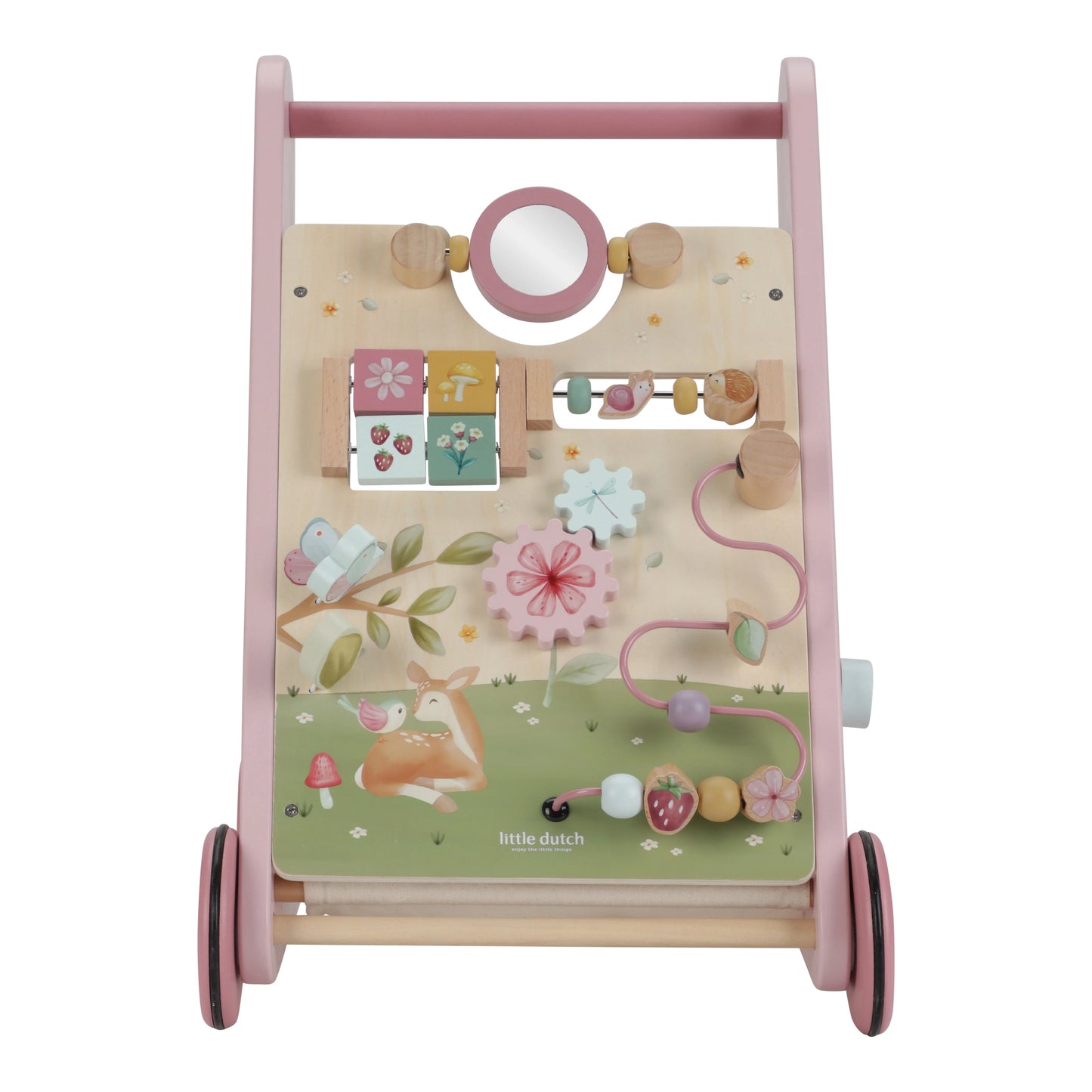 LITTLE DUTCH | WOODEN ACTIVITY WALKER | FAIRY GARDEN