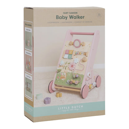 LITTLE DUTCH | WOODEN ACTIVITY WALKER | FAIRY GARDEN