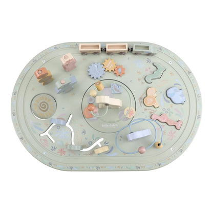 LITTLE DUTCH | WOODEN ACTIVITY TABLE | SAFARI FRIENDS EXTRA LARGE