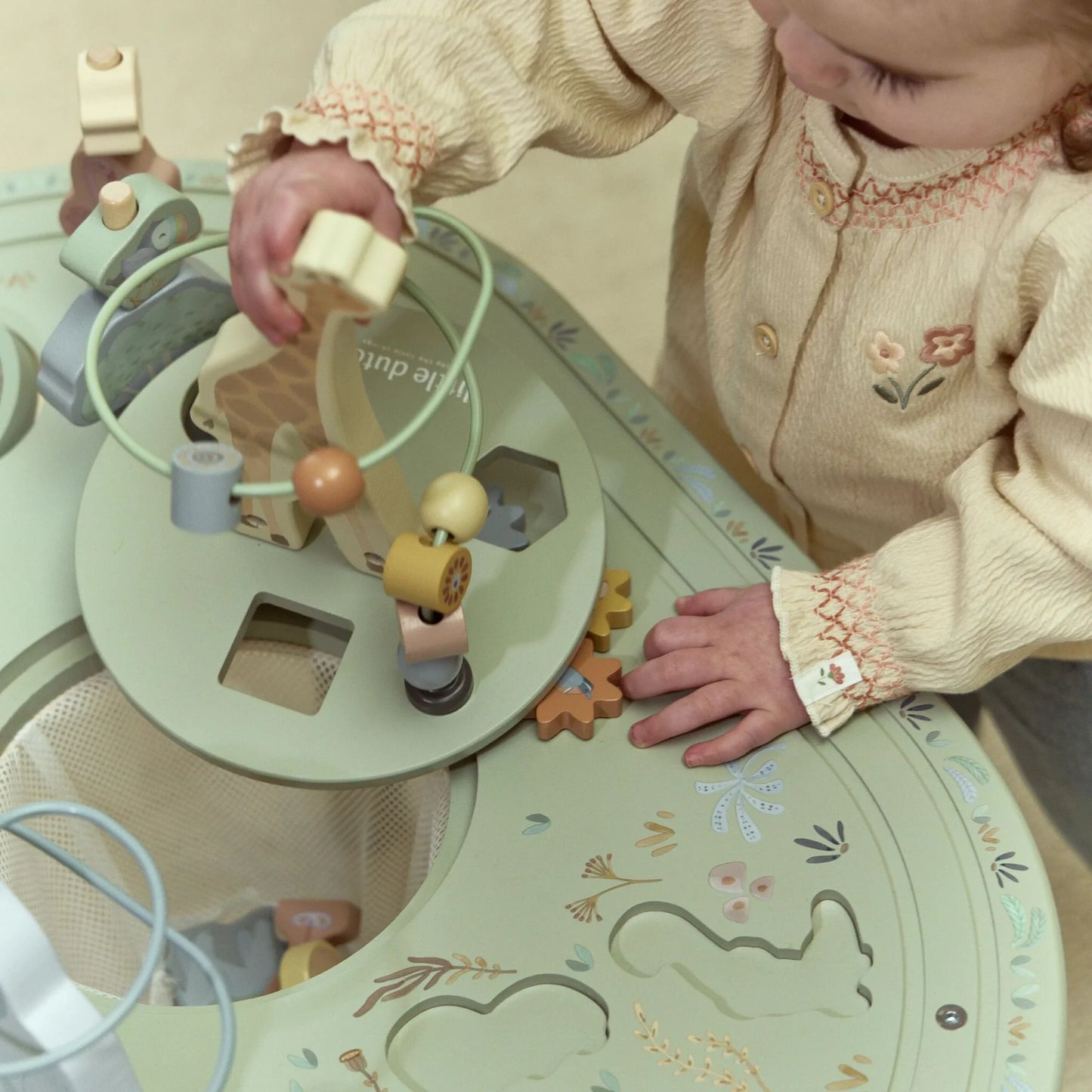 LITTLE DUTCH | WOODEN ACTIVITY TABLE | SAFARI FRIENDS EXTRA LARGE