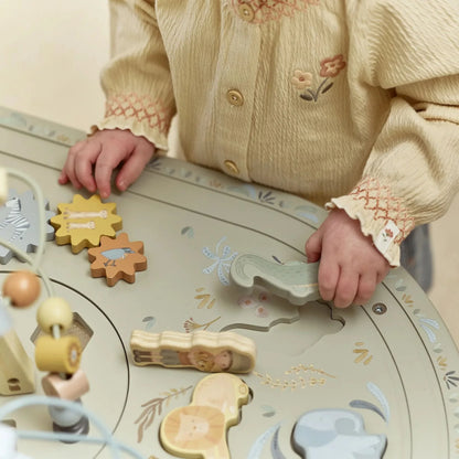 LITTLE DUTCH | WOODEN ACTIVITY TABLE | SAFARI FRIENDS EXTRA LARGE